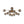 LightFixturesUSA - Bloom 12 - Light Smoked Glass Bubble Semi Flush Chandelier - Chandelier - Brass (Exclusive Offer) - 