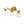 LightFixturesUSA - Bloom 3 - Light Pleated Clear Glass Flower Vanity Wall Sconce - Wall Sconce - Brass - 
