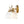 LightFixturesUSA - Bloom 3 - Light Pleated Clear Glass Flower Vanity Wall Sconce - Wall Sconce - Brass - 