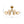 LightFixturesUSA - Bloom 8 - Light Rippled Glass Globe Bubble Round Semi Flush - Ceiling Light - Brass - 