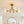 LightFixturesUSA - Bloom 8 - Light Rippled Glass Globe Bubble Round Semi Flush - Ceiling Light - Brass - 