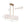 LightFixturesUSA - Bloom Art Deco Floral Glass Linear Cage Island Chandelier - Chandelier - Gold - 
