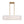 LightFixturesUSA - Bloom Art Deco Floral Glass Linear Cage Island Chandelier - Chandelier - Gold - 