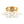 LightFixturesUSA - Bloom Brass 6 - Light Tiered Rippled Glass Round Semi Flush Mount - Ceiling Light - 25 in - 
