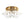 LightFixturesUSA - Bloom Brass 6 - Light Tiered Rippled Glass Round Semi Flush Mount - Ceiling Light - 25 in - 