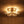 LightFixturesUSA - Bloom Brass 6 - Light Tiered Rippled Glass Round Semi Flush Mount - Ceiling Light - 25 in - 