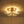LightFixturesUSA - Bloom Brass 6 - Light Tiered Rippled Glass Round Semi Flush Mount - Ceiling Light - 25 in - 