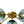 LightFixturesUSA - Bloom Brass Blue Glass Bubble Semi Flush Chandelier - Chandelier - 11 - Lt (Pre - Order) - 