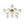 LightFixturesUSA - Bloom Brass Frosted Glass Bubble Semi Flush Chandelier - Chandelier - Brass - 