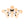 LightFixturesUSA - Bloom Brass Frosted Glass Bubble Semi Flush Chandelier - Chandelier - Brass/6 - Lt (Pre - Order) - 