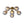 LightFixturesUSA-Bloom Brass Smoked Glass Bubble Semi Flush Chandelier-Ceiling Light-Brass-