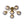 LightFixturesUSA-Bloom Brass Smoked Glass Bubble Semi Flush Chandelier-Ceiling Light-Brass-