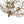 LightFixturesUSA-Bloom Crystal Bud Branch Cage Semi Flush Mount Light-Ceiling Light-Brass-