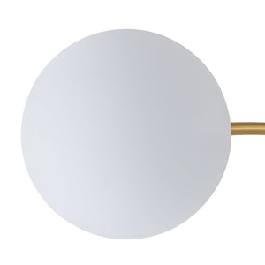 LightFixturesUSA - Bloom Dimmable Opal Glass Globe Bubble Semi Flush Chandelier - Chandelier - Brass (Exclusive Offer) - 
