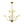 LightFixturesUSA - Bloom Frosted Glass Globe Bubble Brass Sputnik Chandelier - Chandelier - 10 - Lt - 