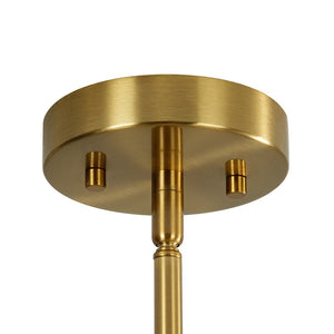 LightFixturesUSA - Bloom Frosted Glass Globe Bubble Brass Sputnik Chandelier - Chandelier - 10 - Lt - 