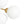 LightFixturesUSA - Bloom Frosted Glass Globe Tiered Bubble Sputnik Semi Flush - Ceiling Light - Brass - 