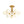 LightFixturesUSA - Bloom Frosted Glass Globe Tiered Bubble Sputnik Semi Flush - Ceiling Light - Brass - 