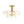 LightFixturesUSA - Bloom Frosted Glass Globe Tiered Bubble Sputnik Semi Flush - Ceiling Light - Brass - 
