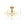 LightFixturesUSA - Bloom Frosted Glass Globe Tiered Bubble Sputnik Semi Flush - Ceiling Light - Brass - 