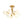 LightFixturesUSA - Bloom Frosted Glass Globe Tiered Bubble Sputnik Semi Flush - Ceiling Light - Brass - 