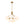 LightFixturesUSA - Bloom Opal Glass Bubble Tiered Sputnik Semi Flush Chandelier - Ceiling Light - Brass - 