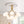 LightFixturesUSA - Bloom Opal Glass Bubble Tiered Sputnik Semi Flush Chandelier - Ceiling Light - Brass - 