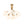 LightFixturesUSA - Bloom Opal Glass Bubble Tiered Sputnik Semi Flush Chandelier - Ceiling Light - Brass - 