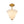 LightFixturesUSA-Bloom Pleated Shine Opal Glass Calla Flower Semi Flush Mount-Ceiling Light-10.6 in-