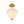 LightFixturesUSA-Bloom Pleated Shine Opal Glass Calla Flower Semi Flush Mount-Ceiling Light-10.6 in-