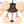 LightFixturesUSA - Blossom 12 - Light Opal Glass Bubble Semi Flush Chandelier - Chandelier - 12 - Lt - Semi Flush - Black