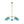 LightFixturesUSA - Blue Glass Globe Bubble Sputnik 5 - light Round Chandelier - Chandelier - Blue Bubble - 