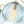 Load image into Gallery viewer, LightFixturesUSA - Blue Ribbed Glass Globe 5 - light Round Sputnik Chandelier - Chandelier - Blue Bubble - 
