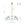 LightFixturesUSA - Blue Ribbed Glass Globe 5 - light Round Sputnik Chandelier - Chandelier - Blue Bubble - 
