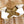 LightFixturesUSA-Boho Brown Woven Rope Quatrefoil Cage Semi Flush Mount-Ceiling Light-Brass-