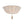 LightFixturesUSA - Boho Fabric Linen Round Scalloped Cage Semi Flush Mount - Ceiling Light - 24 in - 