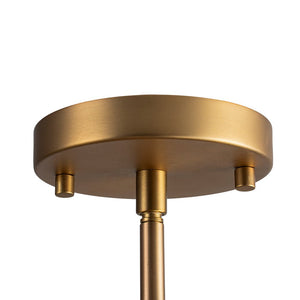 LightFixturesUSA - Boho Fabric Linen Round Scalloped Cage Semi Flush Mount - Ceiling Light - 24 in - 
