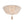 LightFixturesUSA - Boho Fabric Linen Round Scalloped Cage Semi Flush Mount - Ceiling Light - 24 in - 