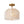 LightFixturesUSA - Boho Fabric Linen Round Scalloped Dome Cage Ceiling Light - Ceiling Light - 12 in - 