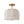 LightFixturesUSA - Boho Fabric Linen Round Scalloped Dome Cage Ceiling Light - Ceiling Light - 12 in - 