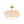LightFixturesUSA-Boho Round White Silk Scalloped Cage Semi Flush Mount-Ceiling Light-19.7 in-