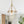 LightFixturesUSA - Brass 1 - Light Clear Textured Glass Conical Cage Pendant - Pendant Light - Brass - 