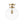 LightFixturesUSA-Brass 1-Light Swirling Ribbed Glass Globe Semi Flush Mount-Ceiling Light-Brass-