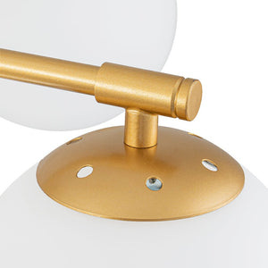 LightFixturesUSA - Brass 2 - Tier Sputnik Frosted Glass Bubble Pendant Chandelier - Chandelier - Brass (Exclusive Offer) - 