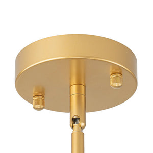 LightFixturesUSA - Brass 2 - Tier Sputnik Frosted Glass Bubble Pendant Chandelier - Chandelier - Brass (Exclusive Offer) - 