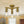 LightFixturesUSA - Brass 3 - Light Clear Glass Cylinder Semi Flush Mount - Ceiling Light - Brass - 