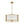 Load image into Gallery viewer, LightFixturesUSA - Brass 3 - Light Ribbed Glass Drum Lantern Pendant Light - Chandelier - Brass - 
