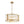 Load image into Gallery viewer, LightFixturesUSA - Brass 3 - Light Ribbed Glass Drum Lantern Pendant Light - Chandelier - Brass - 
