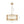 Load image into Gallery viewer, LightFixturesUSA - Brass 3 - Light Ribbed Glass Drum Lantern Pendant Light - Chandelier - Brass - 
