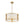Load image into Gallery viewer, LightFixturesUSA - Brass 3 - Light Ribbed Glass Drum Lantern Pendant Light - Chandelier - Brass - 
